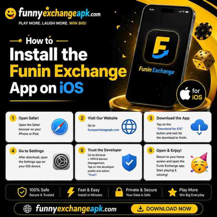 How to Install the Funin Exchange App on iOS​